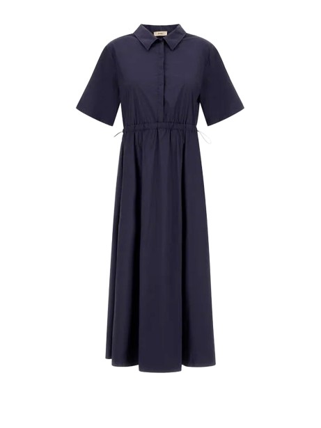 Packable Light Stretch Nylon HD Dress in Blue