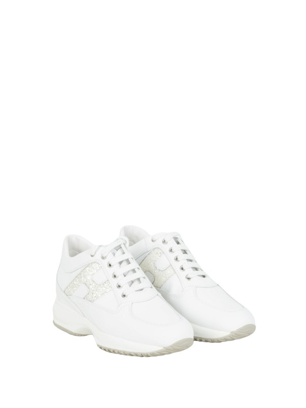 Hogan Women's White Leather Sneakers