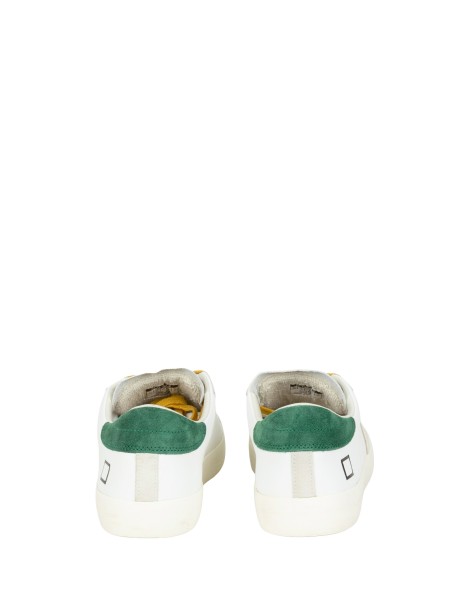 Hill Low Calf White-Green - Sneaker Uomo