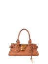 Chloé Paddington Grained Leather Shoulder Bag