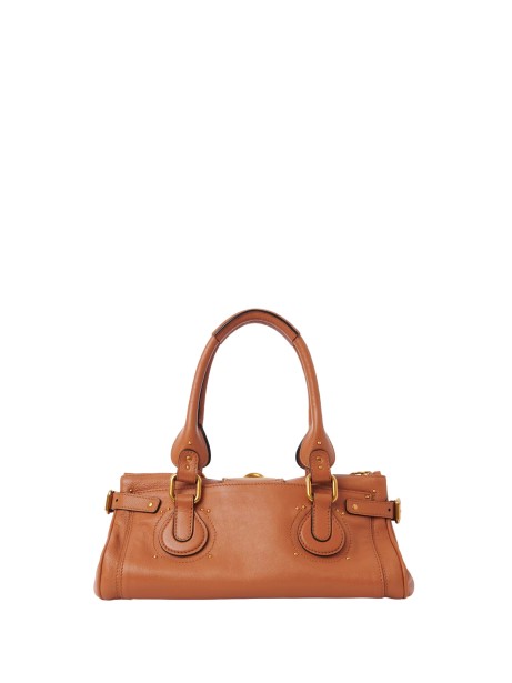 Chloé Paddington Grained Leather Shoulder Bag