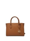 Becca Medium Signature Logo Stripe Satchel by Michael Kors