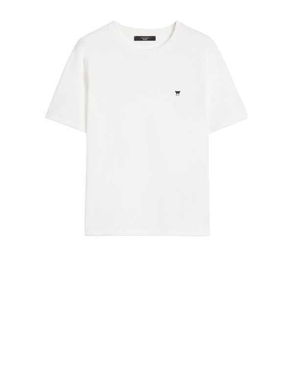 T-shirt Weekend Max Mara in Cotone con Logo Farfalla