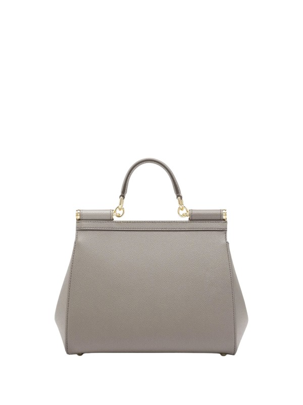 Dolce & Gabbana Sicily Grande Handbag in Grey