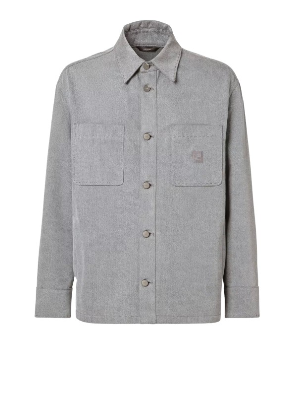 Fendi Go-To Light Gray Denim Jacket