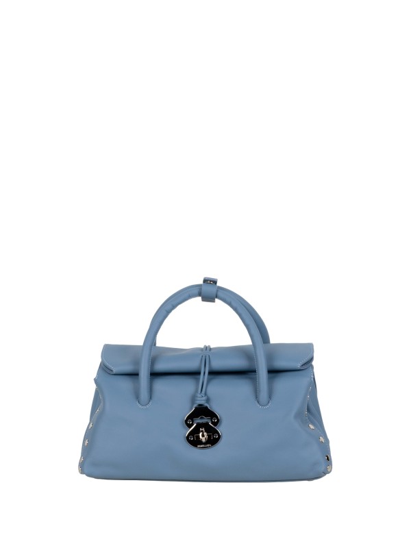 Zanellato Dotta® Small Smooth Leather Bag in Blue Zelante