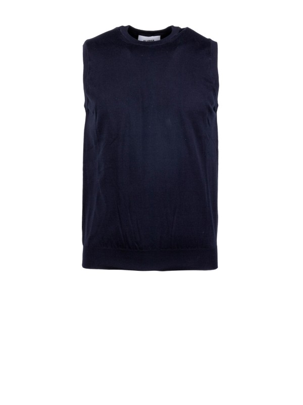 Alpha Studio Men's Cashmere Crew Neck Sweater