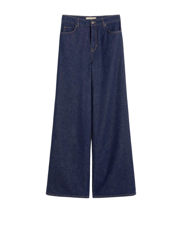 Jeans in denim morbido di cotone - Blu