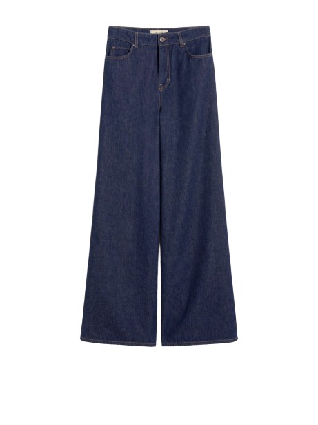 Jeans in denim morbido di cotone - Blu