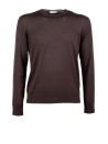 Paolo Pecora Brown Crew Neck Sweater
