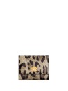 Dolce & Gabbana Leopard-Print Crespo Zip-Around Wallet