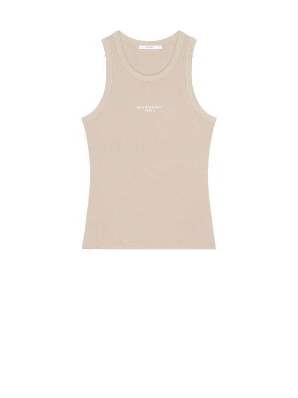 Givenchy Slim-Fit Cotton Tank Top with Paris Print