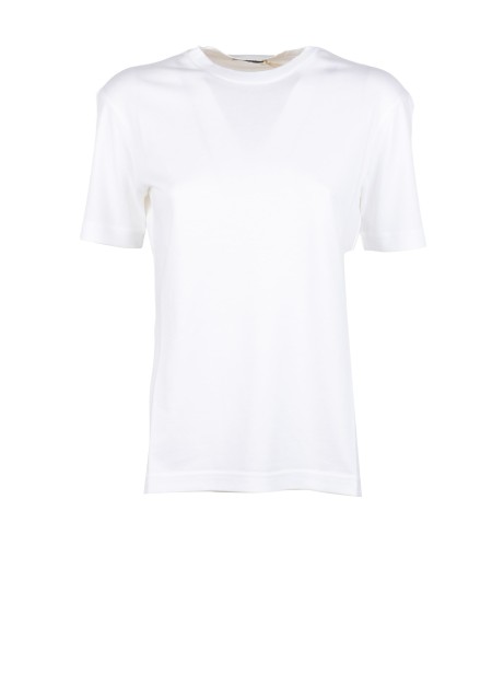 T-shirt Donna Circolo 1901 in Cotone Bianco Girocollo 2