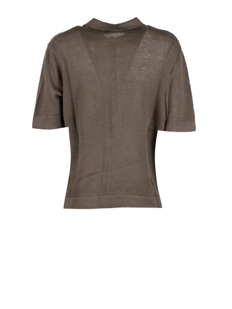 Short-Sleeve Polo Shirt with Button Placket 2