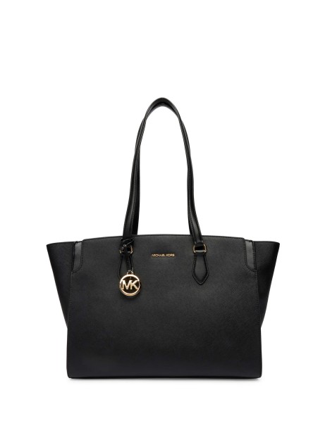 Borsa Tote Becca in Pelle Saffiano Nera