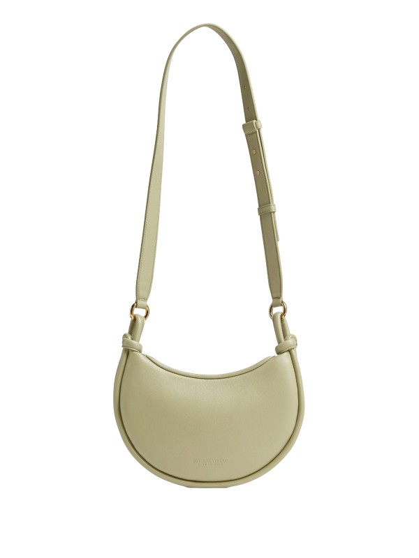 Bottega Veneta Green Leather Shoulder Bag