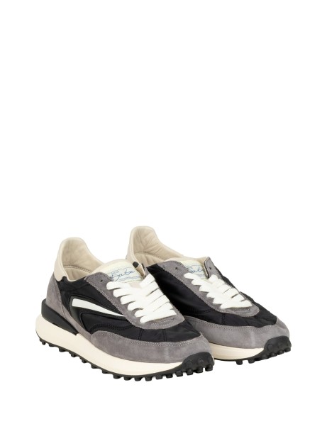 D.A.T.E. Black Leather Sneakers 2