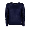 Seventy Women's Blue Crew Neck Sweater