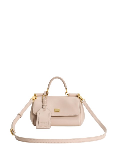 Dolce & Gabbana Mini My Sicily Handbag in Beige