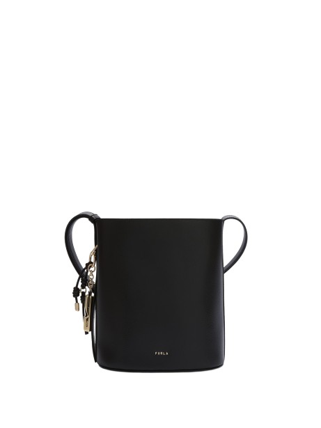 Furla Roxie S Black Leather Crossbody Bag