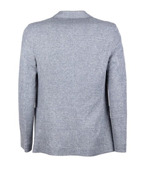 Circolo 1901 Dark Grey Melange Wool-Cashmere Blazer