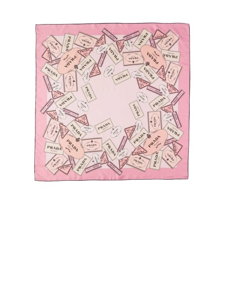 Foulard Stampato in Twill di Seta 55x55