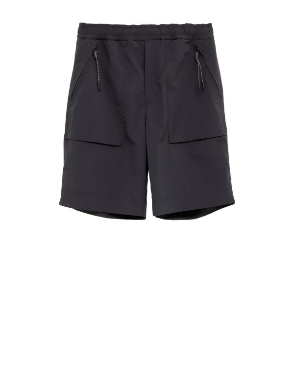 Moncler Grenoble Black Technical Shorts