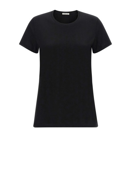 T-shirt Moncler in Jersey di Cotone con Patch Logo