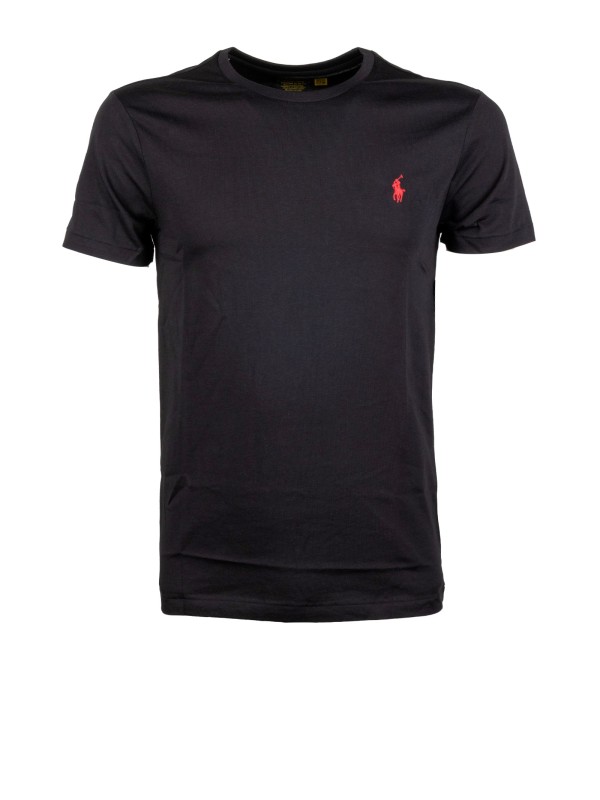 Polo Ralph Lauren Custom Slim Fit Black T-Shirt