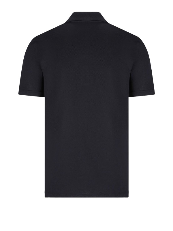 Givenchy Dark Navy Embroidered Polo Shirt