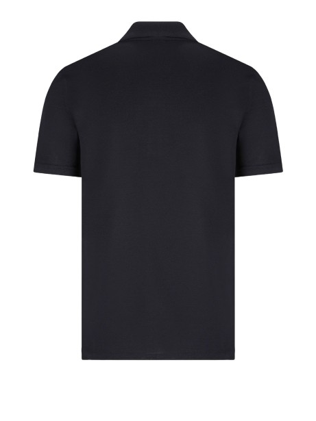 Givenchy Dark Navy Embroidered Polo Shirt