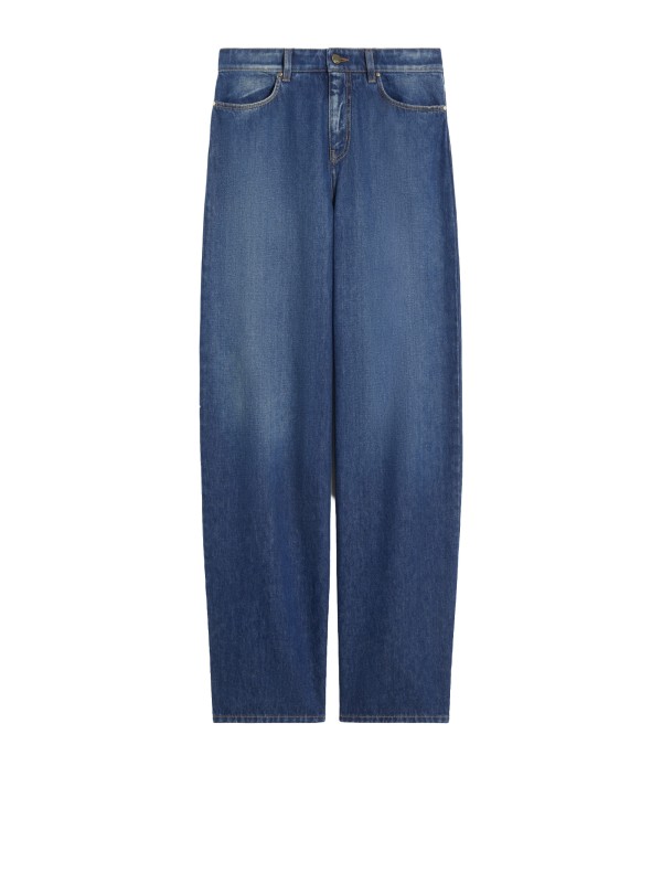 Max Mara Wide-Leg Denim Trousers