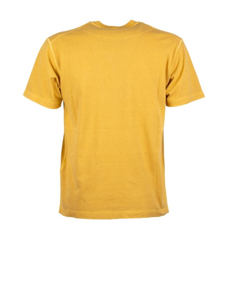 Stone Island Men's Mustard Yellow T-Shirt