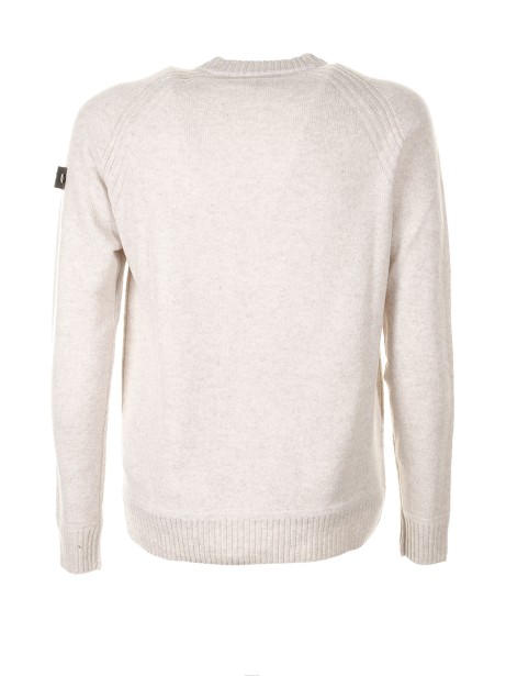 Maglia girocollo bianca  con logo 2