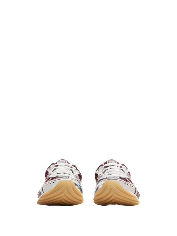 Bottega Veneta Orbit Sneaker Barolo/Silver