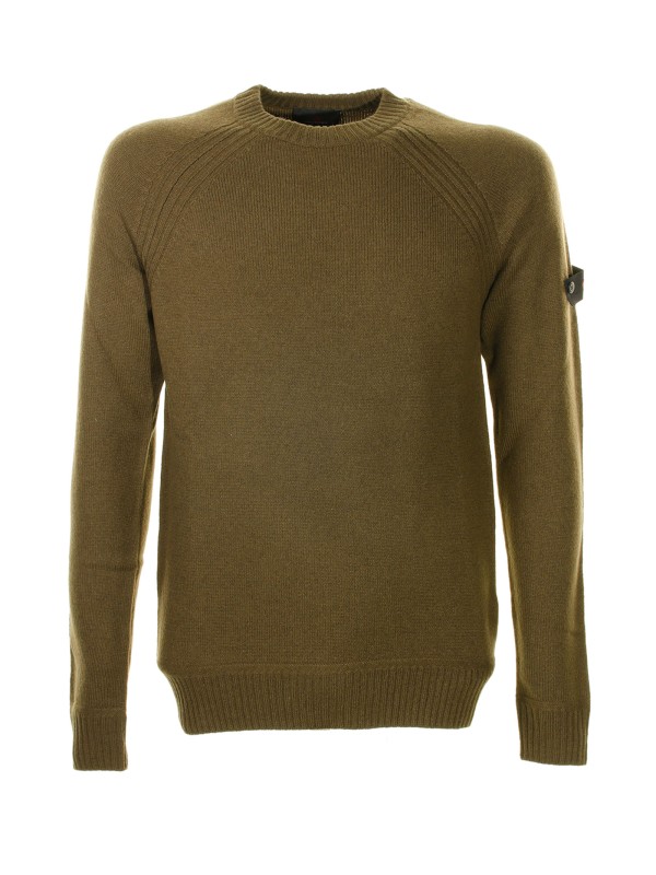 Maglia girocollo verde