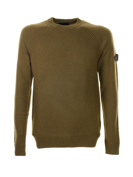 Maglia girocollo verde