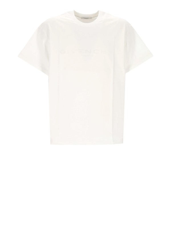 Givenchy Paris Embroidered Cotton T-Shirt
