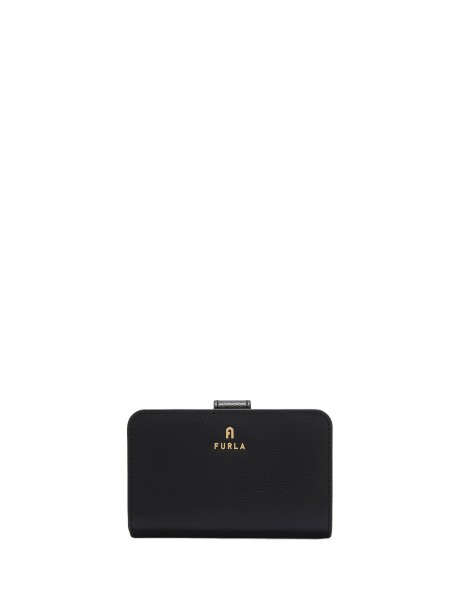 Furla Camelia Compact Wallet M in Nero