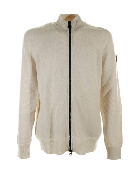 Zip up sweater with collar