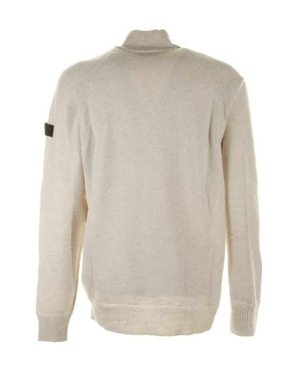 Zip up sweater with collar