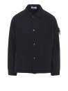 Stone Island Men's Shirt-Jacket with Logo Application