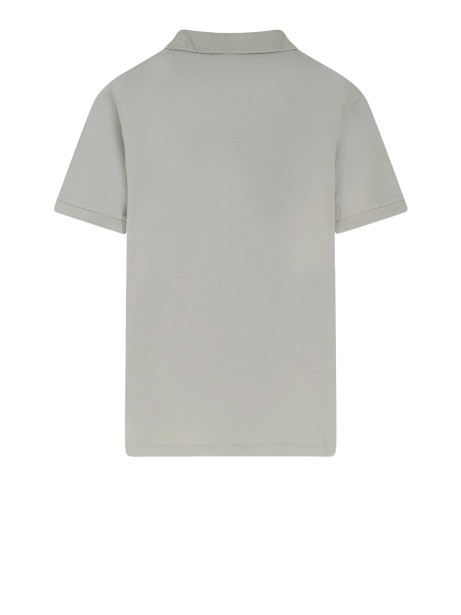 Polo Slim Fit con Patch Compass di Stone Island