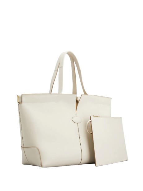 Tod's Di Bag Folio Medium-Small Leather Tote