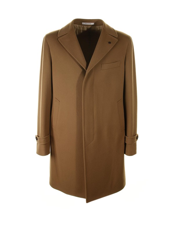 Cappotto monopetto Thomas in misto lana