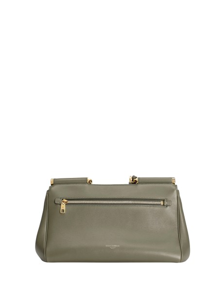Medium My Sicily Handbag in Green Plongé Calfskin