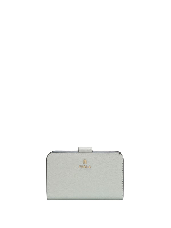 Furla Camelia Compact Wallet - Portafoglio in pelle grigia