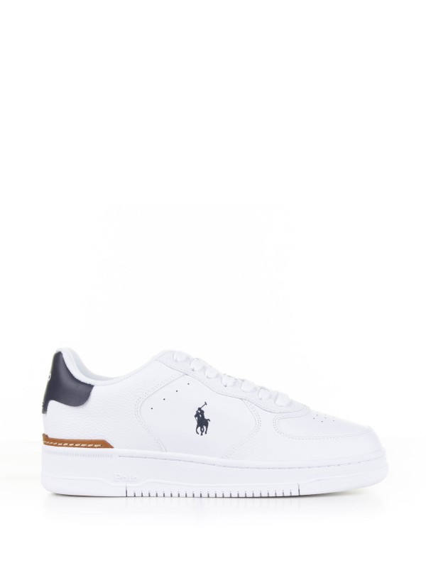 Polo Ralph Lauren Masters Court Top Sneakers Basse White/Black