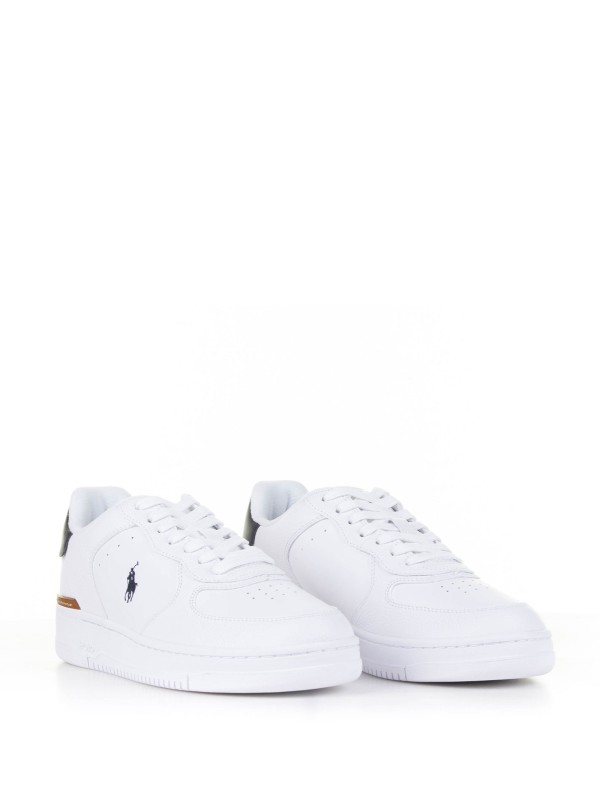 Polo Ralph Lauren Masters Court Top Sneakers Basse White/Black