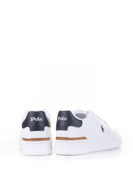 Polo Ralph Lauren Masters Court Top Sneakers Basse White/Black